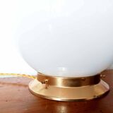 Art Deco opaline table lamp