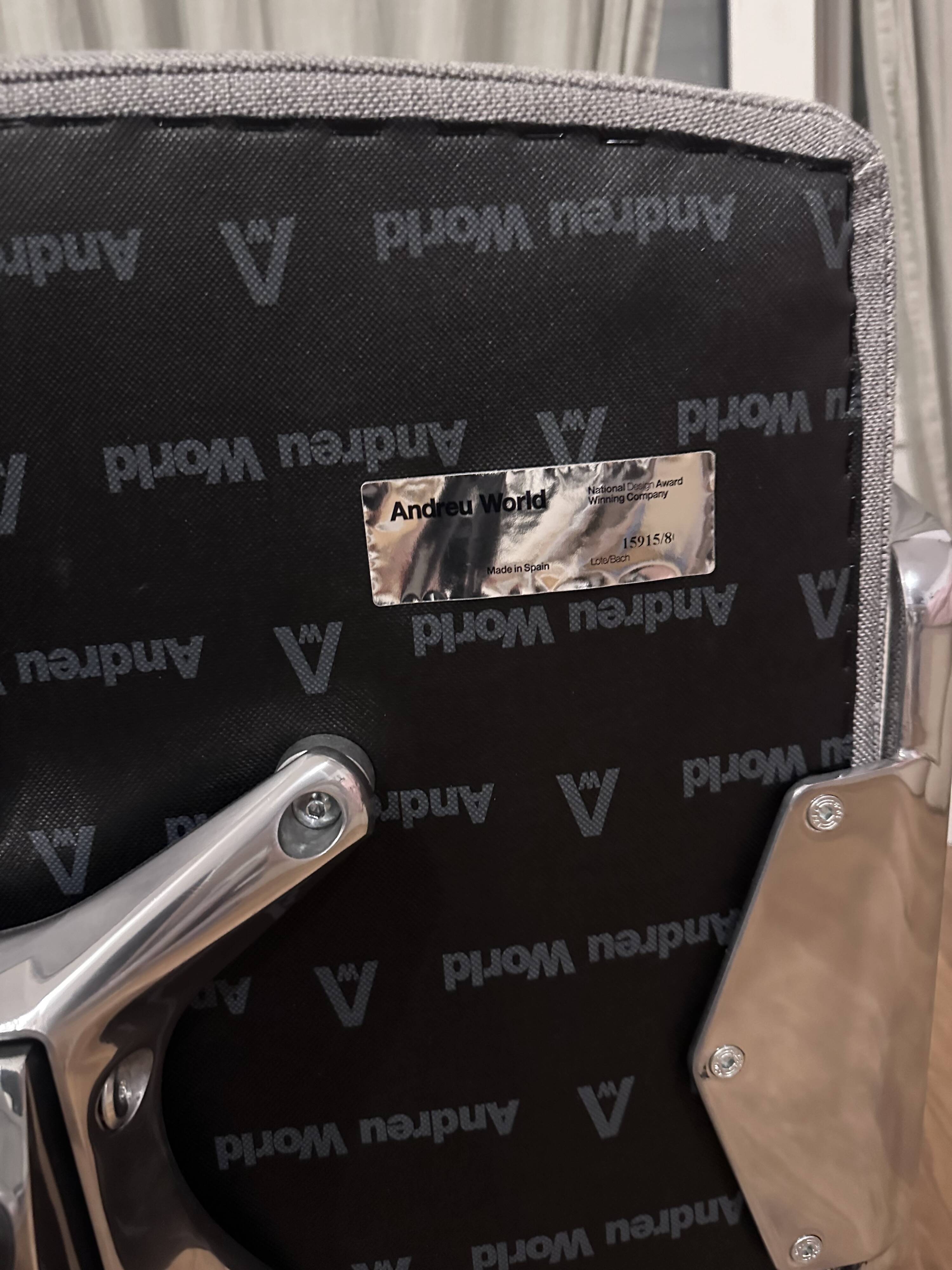 Andreu World swivel chair