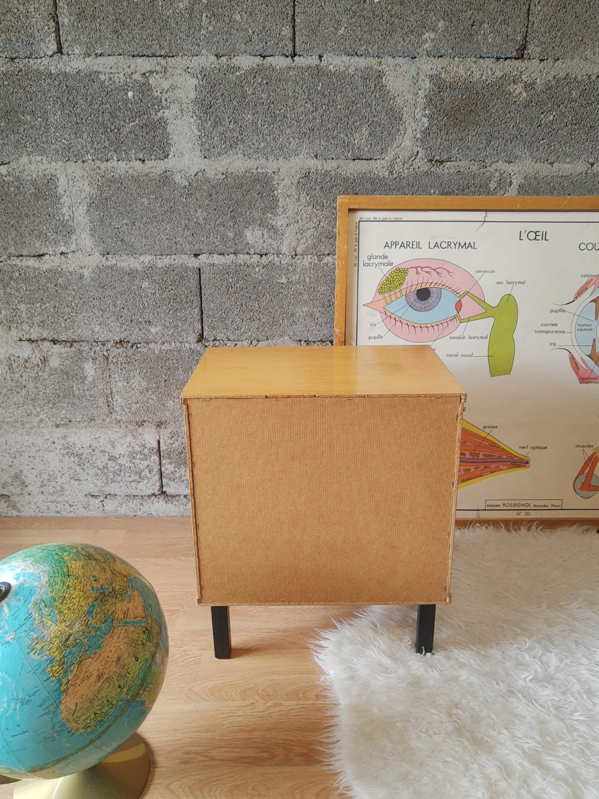 Bedside table 50s-60s - vintage