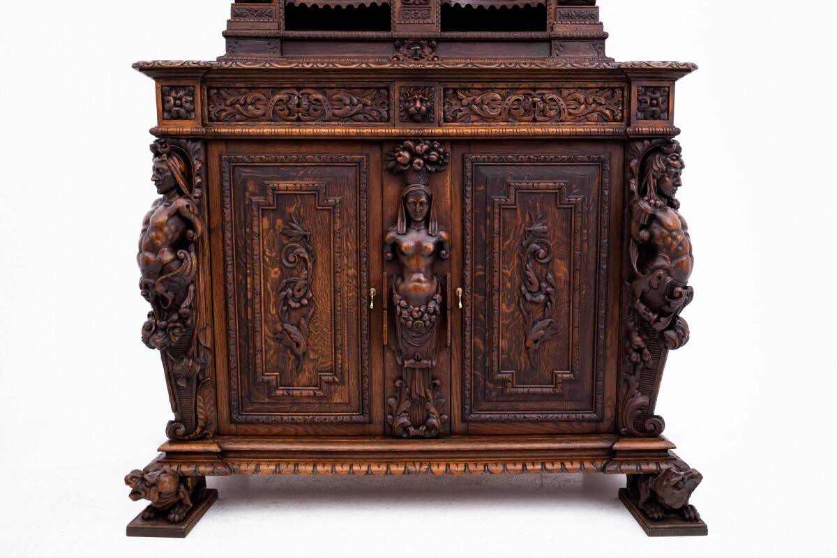 Historic cabinet, France, circa 1870.