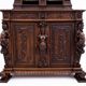 Historic cabinet, France, circa 1870.