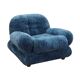 Blue armchair, Italian design, 1970s, production: Italy