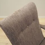 Grey armchair, Italian design, 1970s, production: Italy