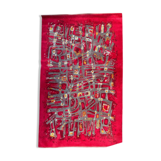 Robert WOGENSKY (1919-2019) rug from the 1970s, dimensions 3 x 2 m.