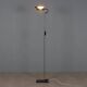 Vintage floor lamp in brass-plated metal, design, Italy, 1980s