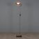 Vintage floor lamp in brass-plated metal, design, Italy, 1980s