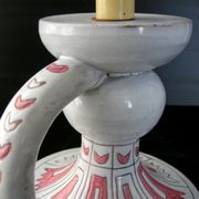 Pied de lampe vintage céramique 1950