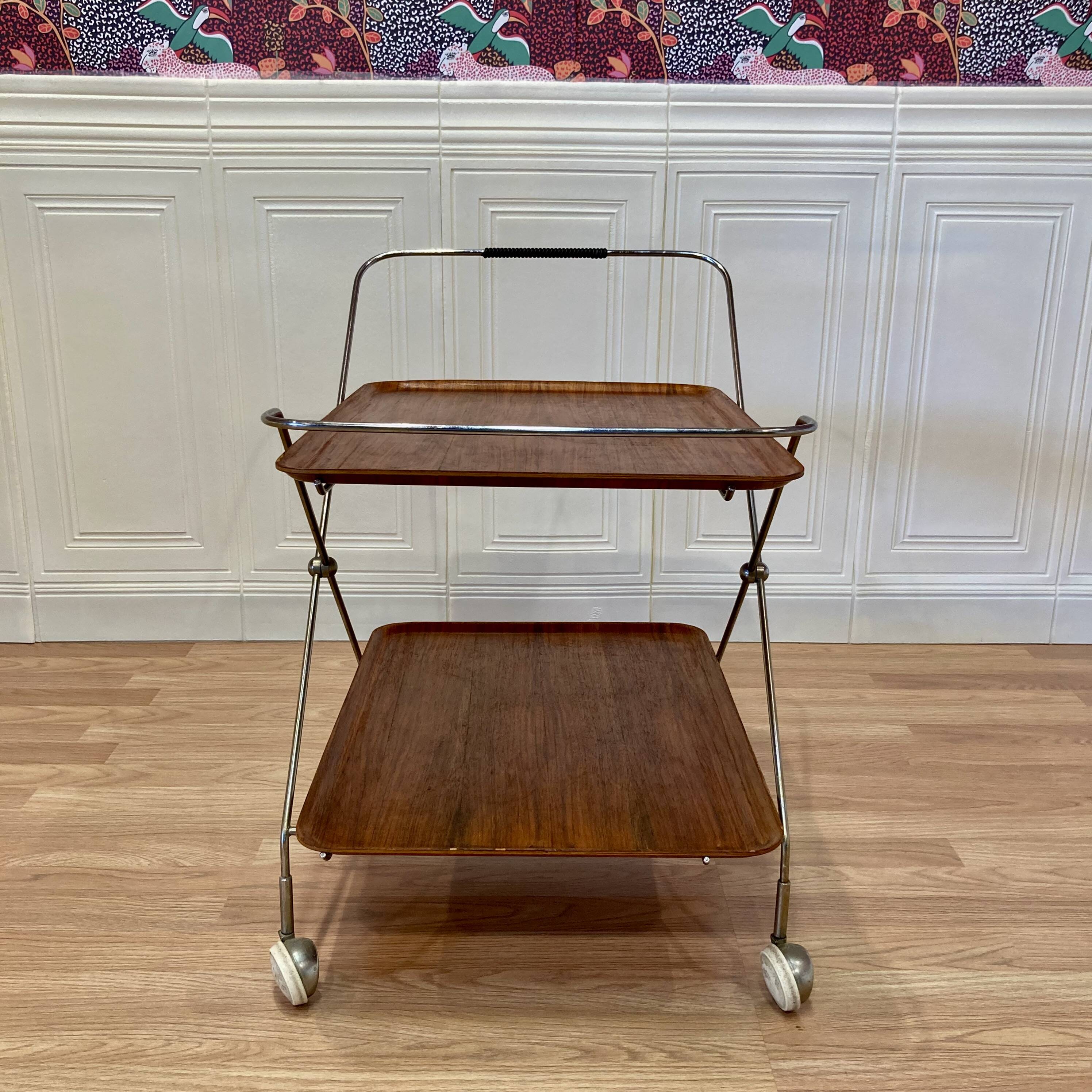 Modular dessert table "Scandinavian design Paul Nagel" 1950.