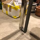 Vintage chrome coffee table