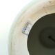 White Chinese porcelain lamp base, blue floral decoration