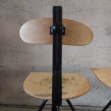 Chaise pivotante industrielle années 1960