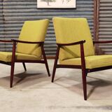Pair of armchairs Jitona Soběslav 1960