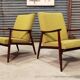 Paire de fauteuil Jitona Soběslav 1960