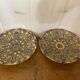 Pair of Antique SAFI Moroccan Glazed Terracotta Dishes from the 50s