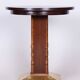 Small Art Deco Table in Oak and Brass, Czechia, 1920s