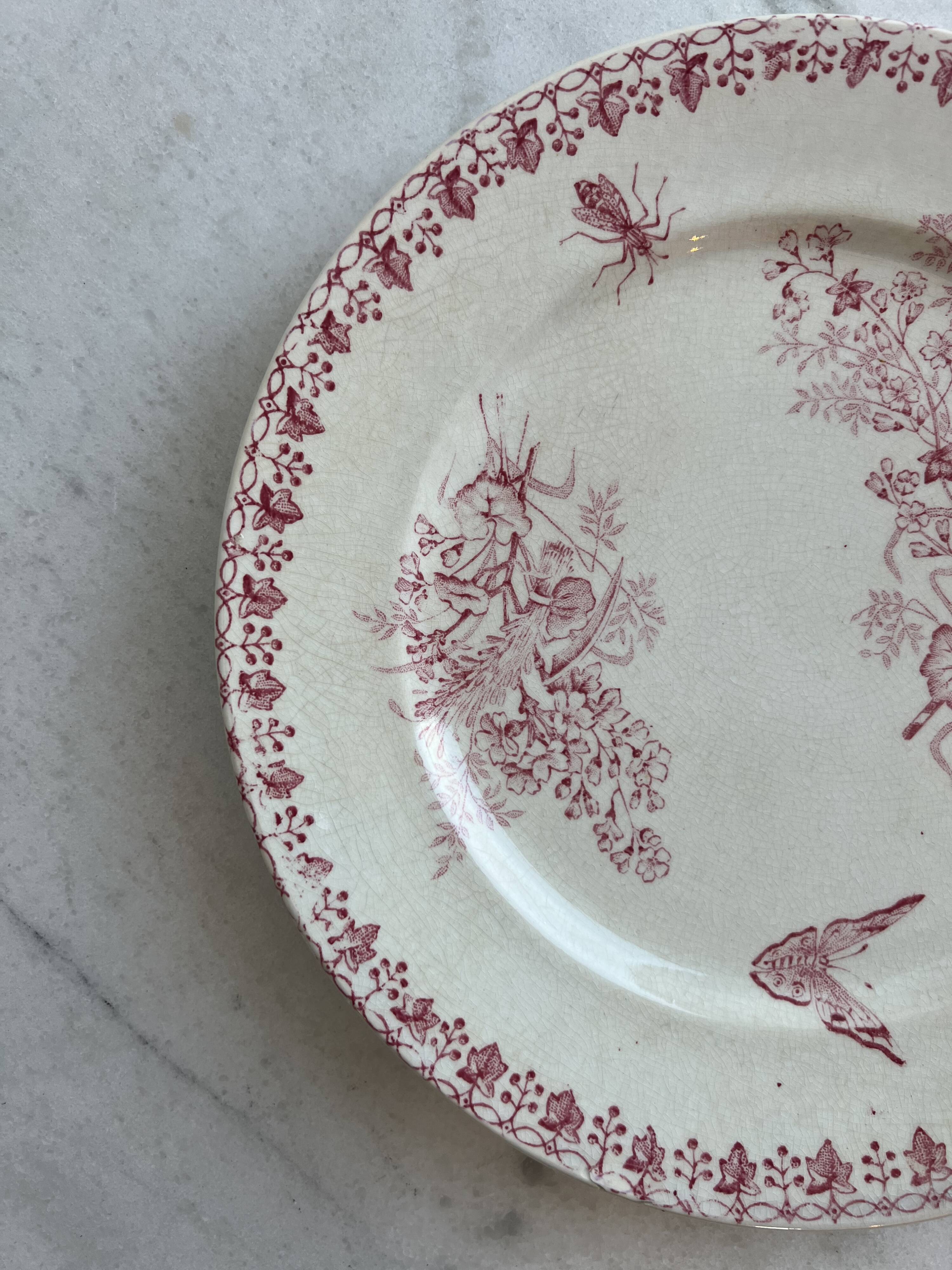 Set of 6 plates Terre de Fer Onnaing Moisson