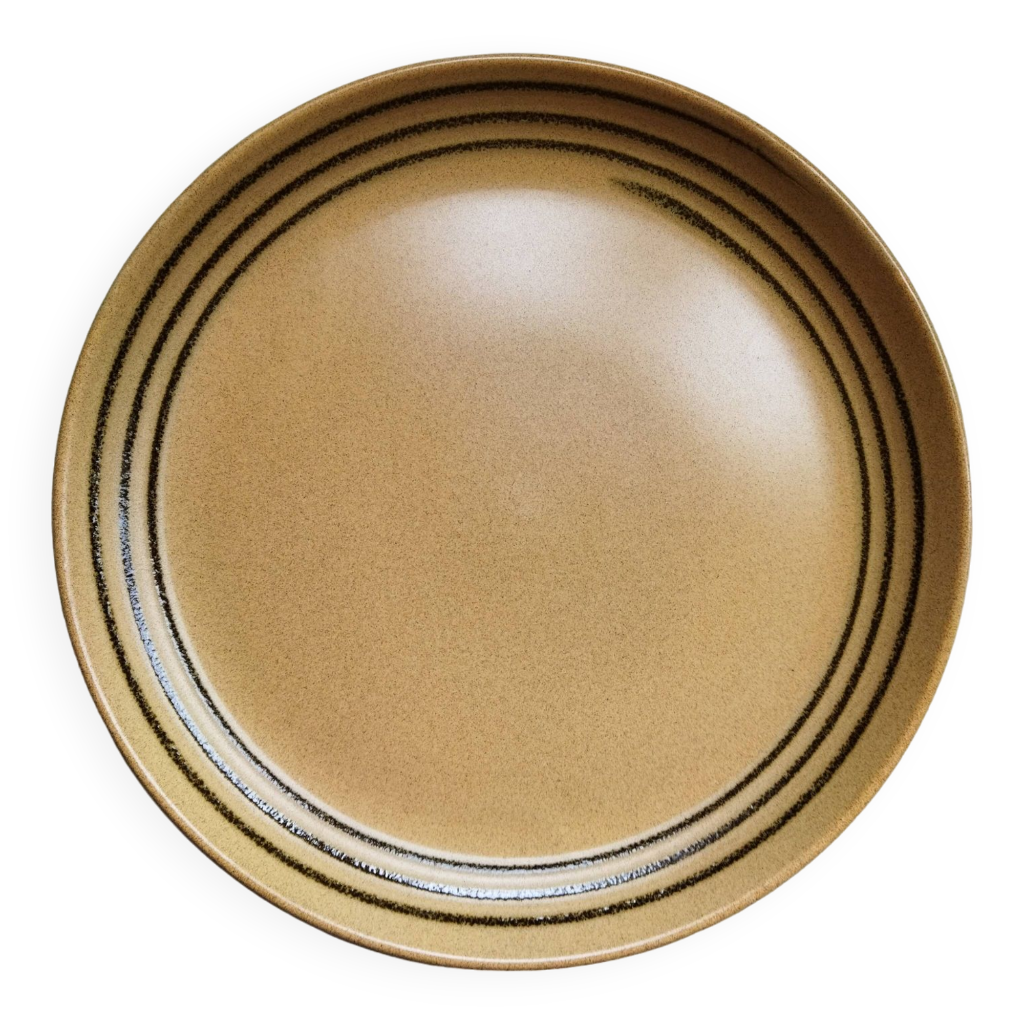 Sarreguemines round dish "Chaumière"