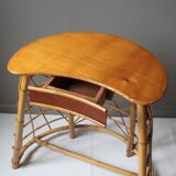 Vintage rattan dressing table