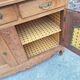 Antique sideboard, solid wood farmhouse furniture.