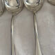 Mossler silver-plated dessert spoons