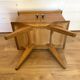 Vintage 1950s Nightstand – Compass Legs & Fluted Front
