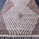 Handmade traditional Berber rug size 1.4/2.6 m