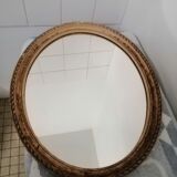 Old oval mirror
