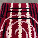 Rug danish design 60s 70s 90x180cm