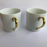 2 Limoges Haviland Stanislas model coffee cups (?)