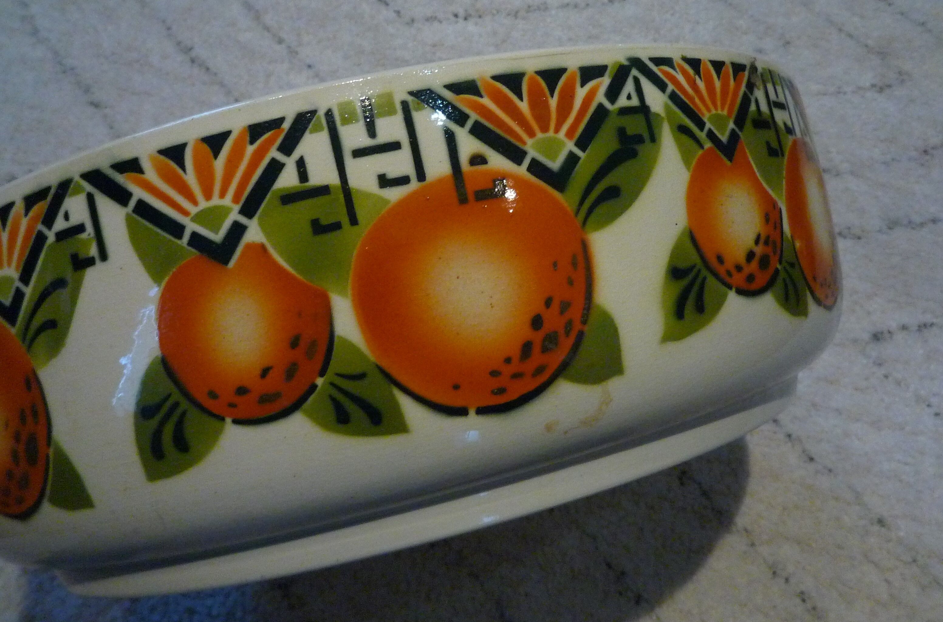 Vasque de toilette en porcelaine Ceranord circa 1920