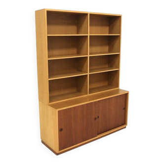 Bibliothèque scandinave "Öresund" en chêne, Børge Mogensen, Suède, 1960
