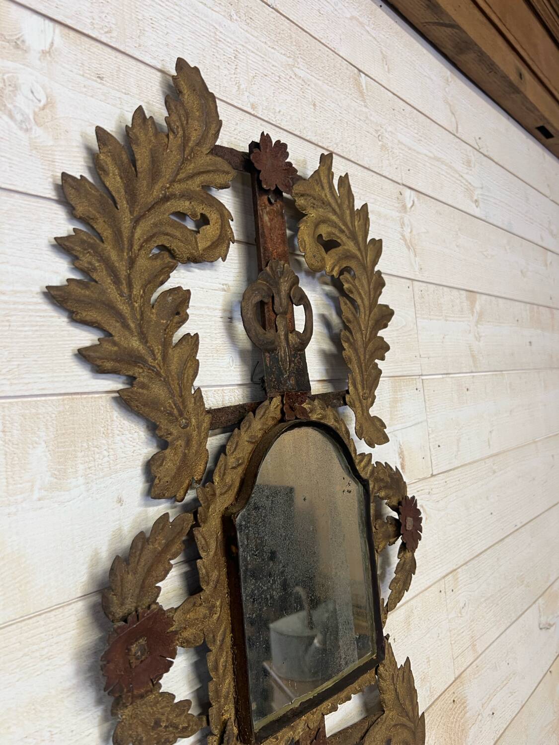 18th century Italian metal mirror
