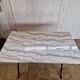 Bistro table with marble top and cast iron legs
