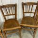 Chaises bistrot dépareillées x5