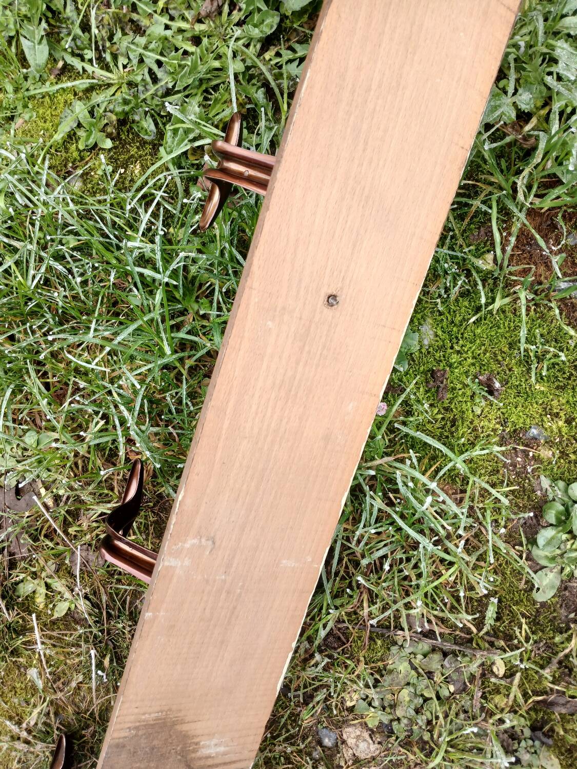 Antique wall coat rack