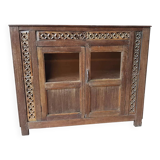 Ancien buffet tribal en teck birman