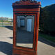 Armoire à glace Napoléon III en placage de loupe