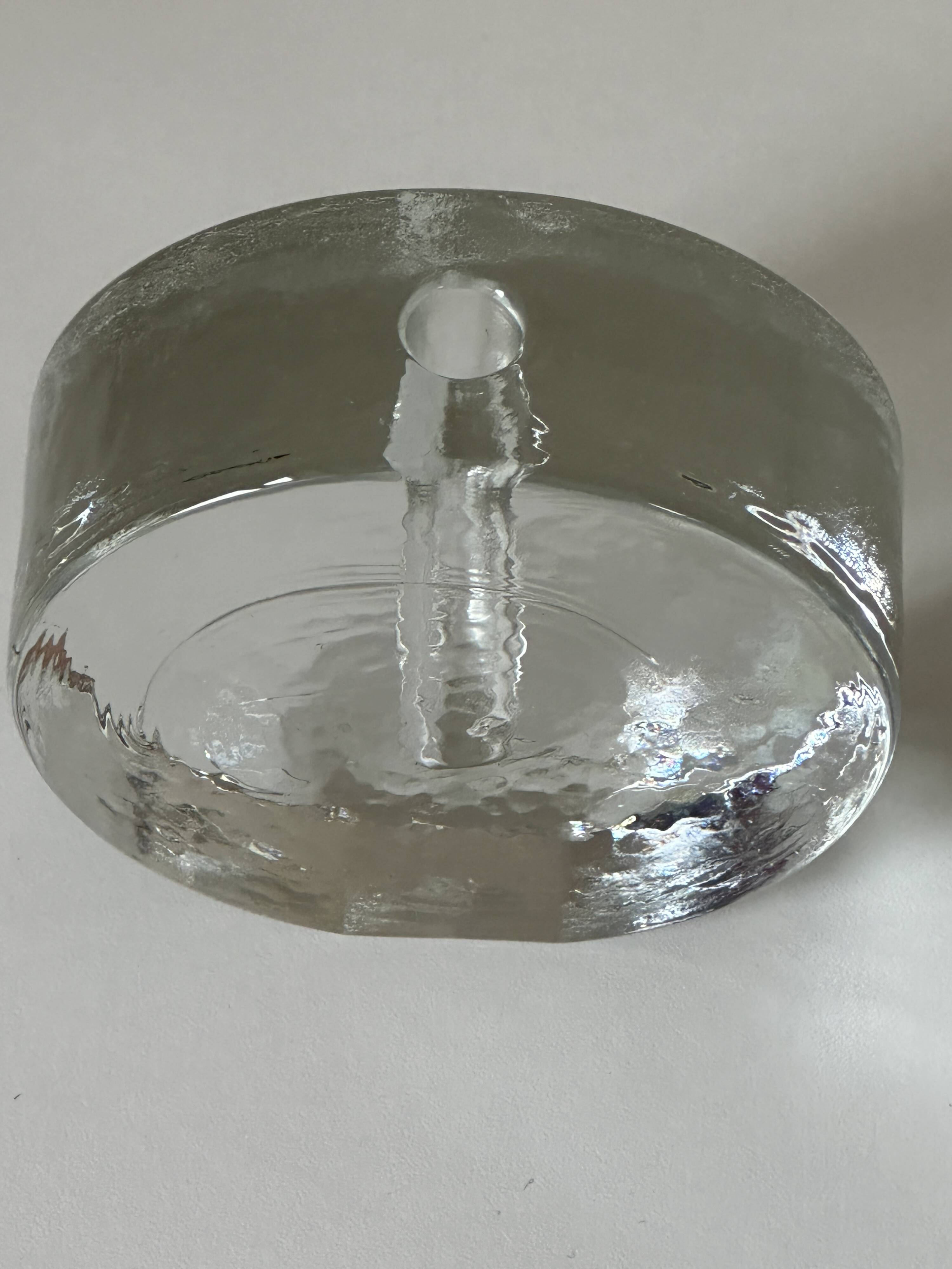 Walter glass vintage soliflore vase from the 70s