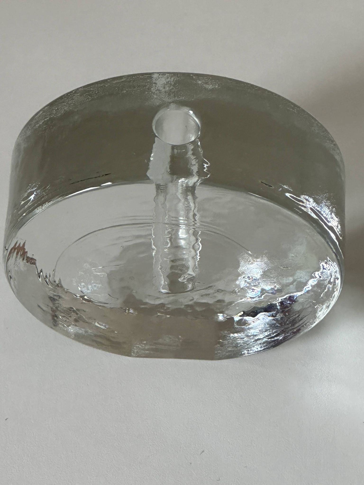 Walter glass vintage soliflore vase from the 70s