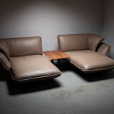 Système de canapé Beam avec table basse Walnut Beam Conçu par Patricia Urquiola pour Cassina