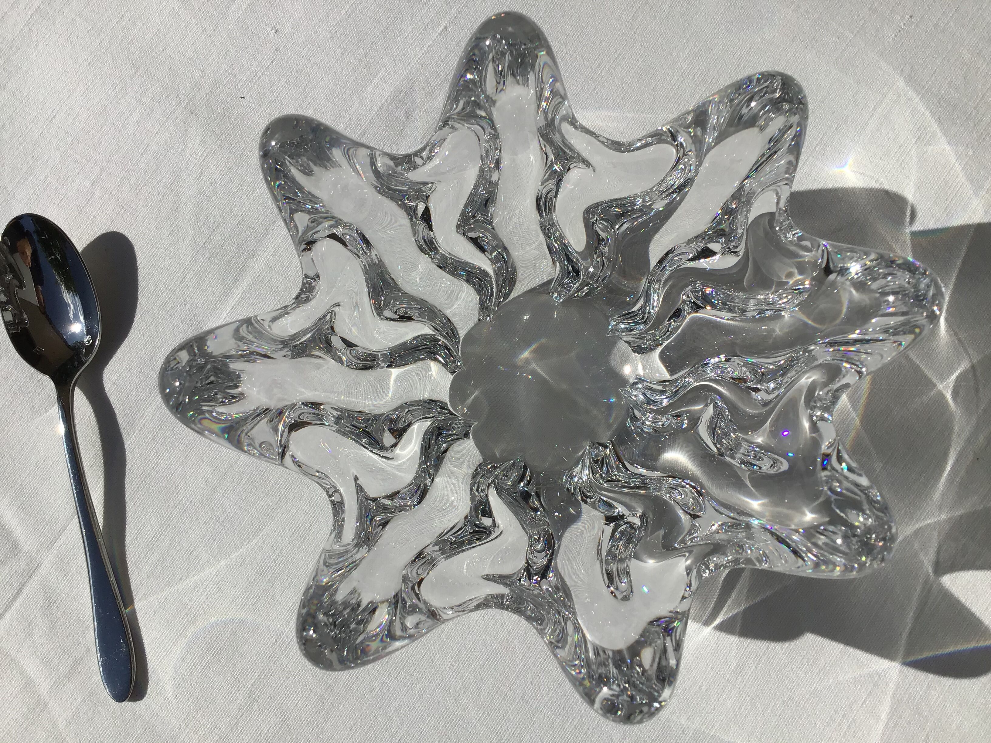 Daum cup vintage crystal