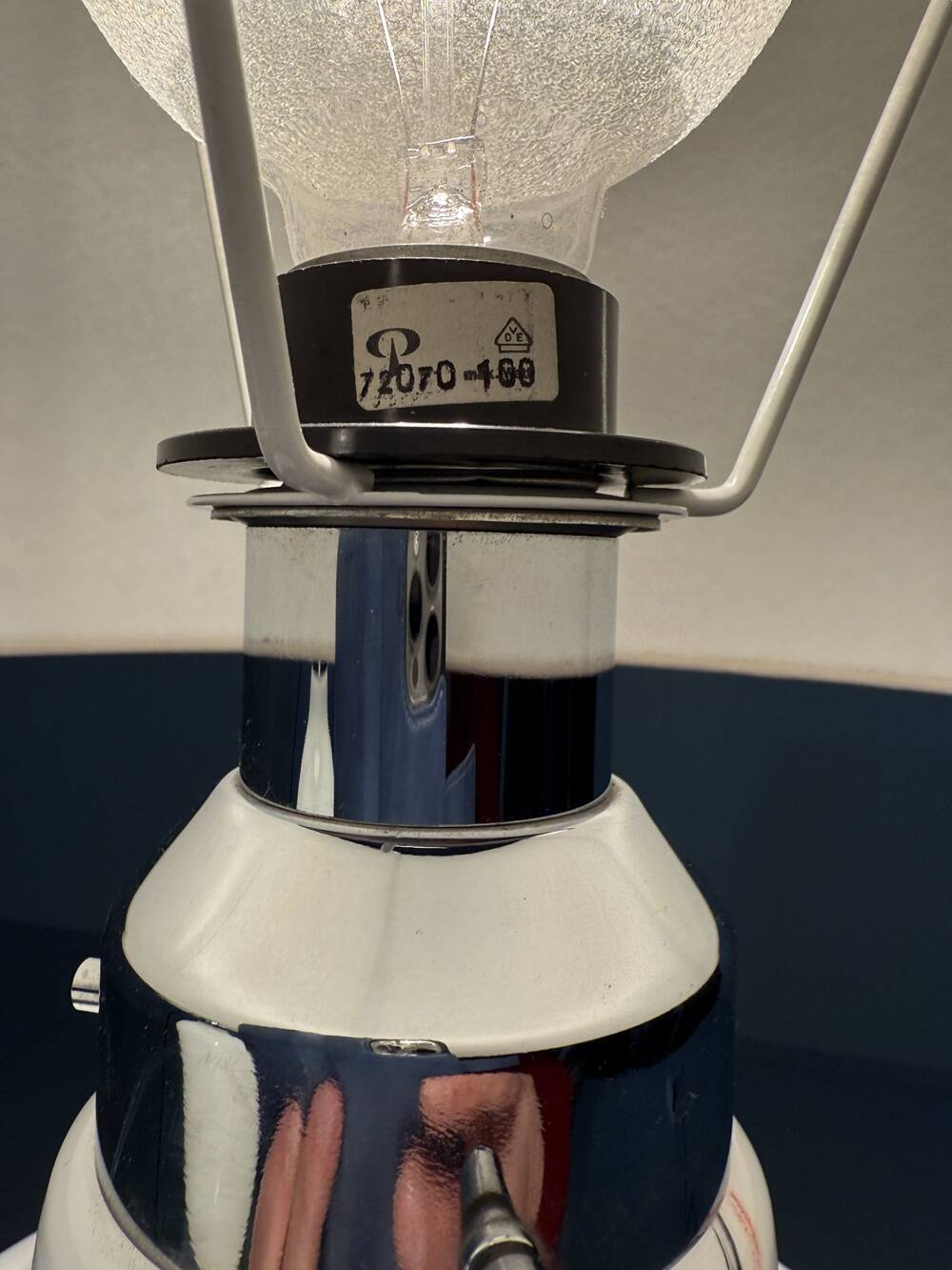 Peill & Putzler large glass table lamps 1970’s