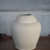 White earthenware vase by the French manufacturer Orchies.