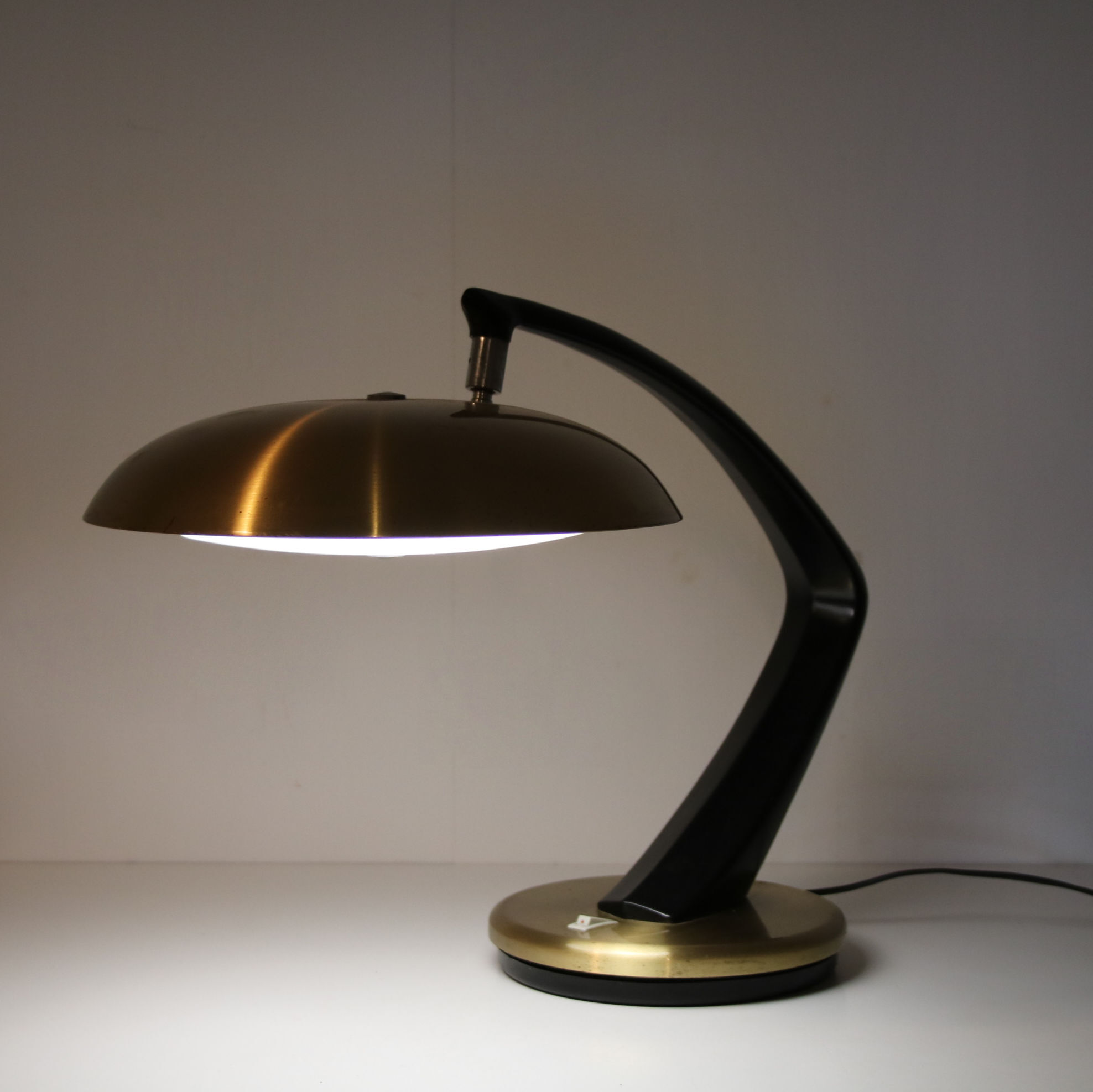 1960s “Boomerang” desk lamp by Fase, Spain