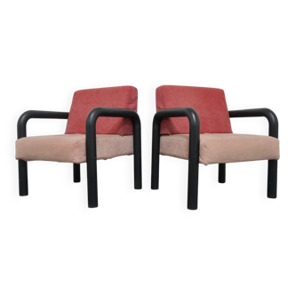 Postmodern Armchairs, 1980s, Set of 2
