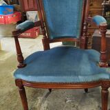 Paire de fauteuils style Louis XVI