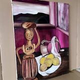 Tableau vintage, nature morte