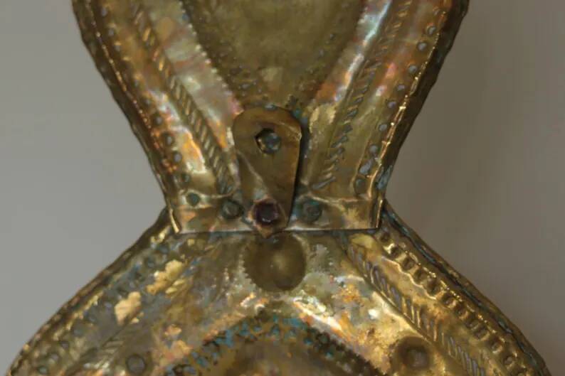 Baroque Style Mid-Century Brass Swedish Sconces