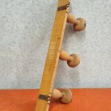 Vintage wall-mounted coat rack in imitation bamboo