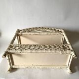 Rattan shelf